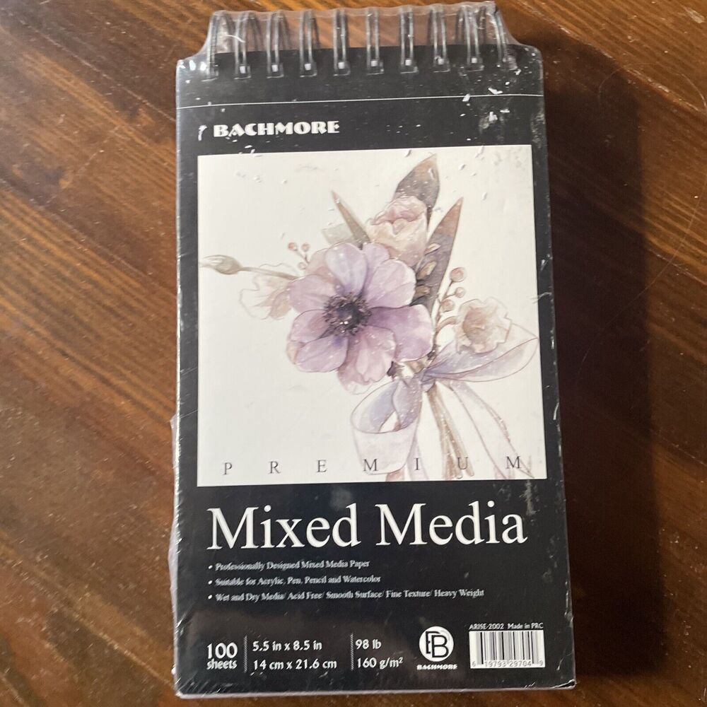 Extra Thick, Durable Multi-Media Drawing Pad for Sketching, Ink, Watercolor